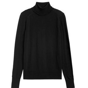 Banana Republic Black Washable Merino Sweater